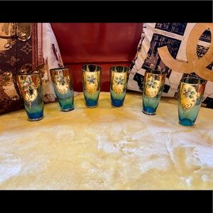 Vintage Murano Glass 24K gold plated